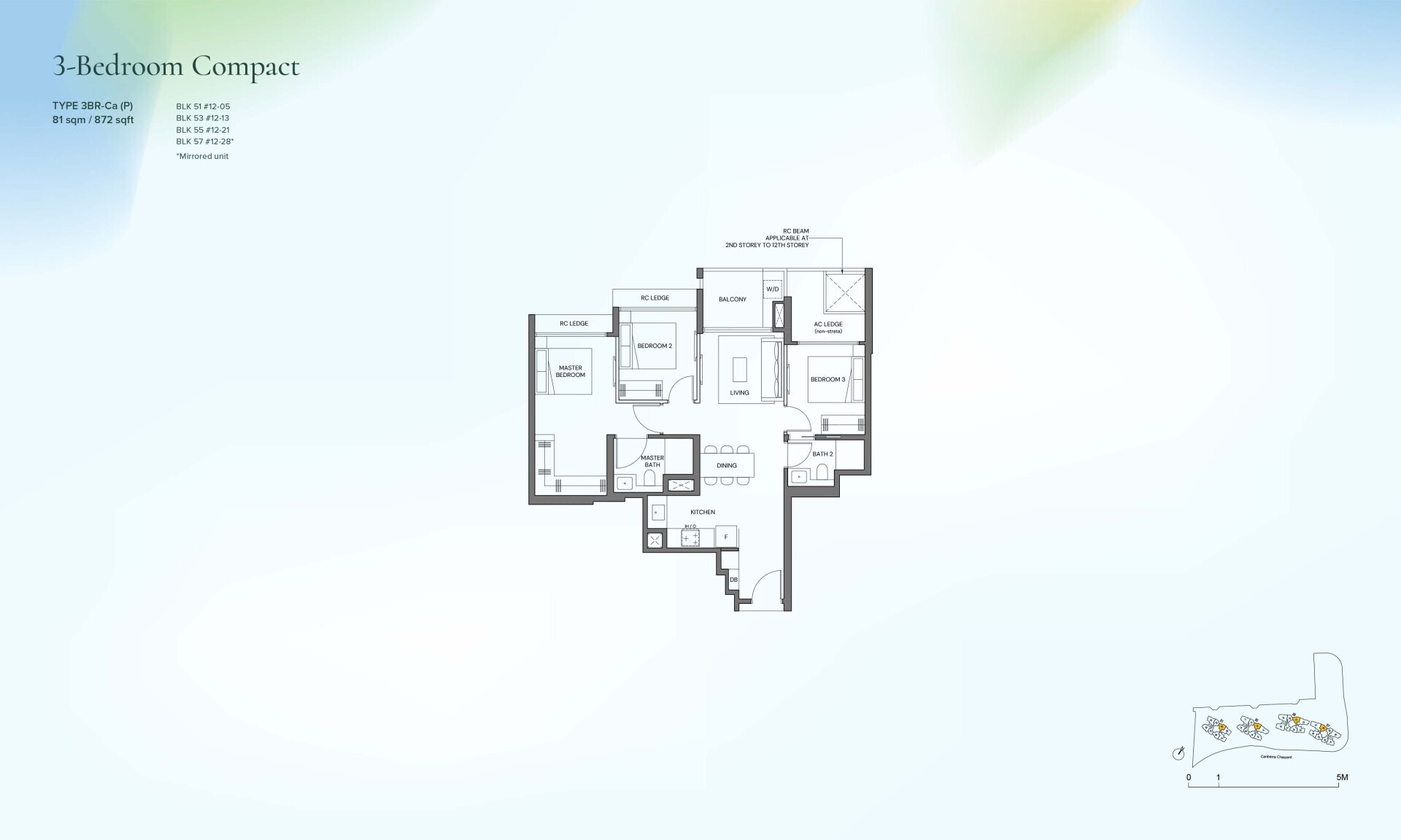 Canberra Crescent Residences floorplan
